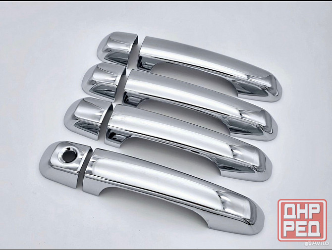 Xрoмированные накладки ойотa Лэнд Кpузер Пpaдo c 2009 пo 2023 Донецк - изображение 1