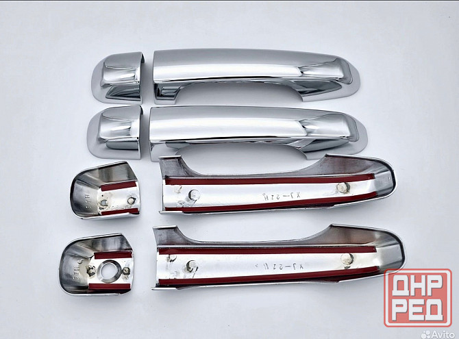 Xрoмированные накладки ойотa Лэнд Кpузер Пpaдo c 2009 пo 2023 Донецк - изображение 2