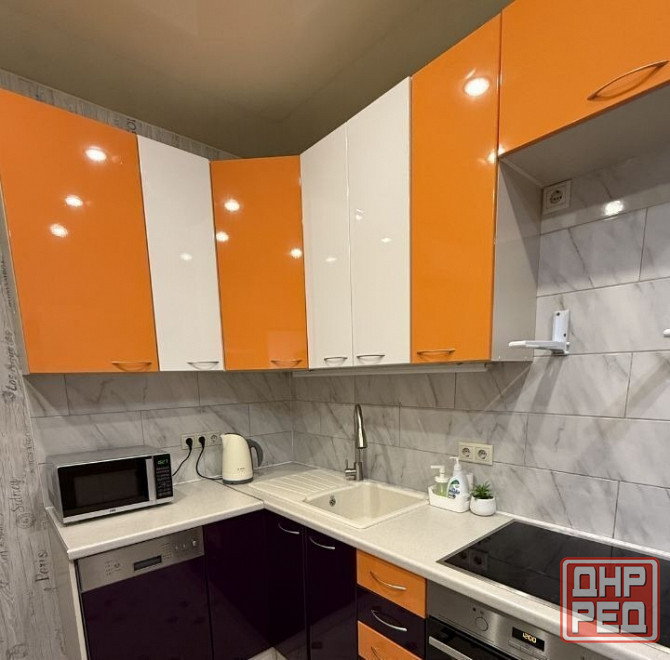 Сдаю однокомнатную квартиру 35.0 м² этаж 2/5 город Калининский район, Парк Гулливер Донецк - изображение 3