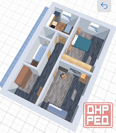 2 Комнатная квартира Калининский р-н Донецк - изображение 7