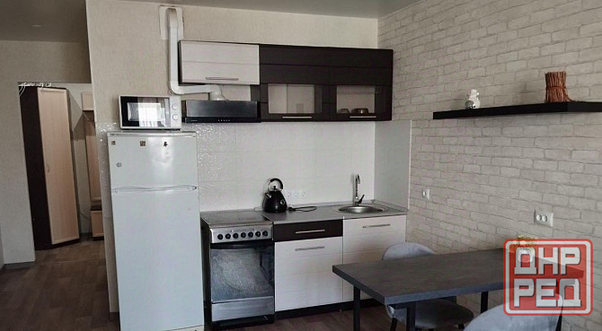 На длительный срок сдается чистая, светлая квартира-студия в Ворошиловском районе Донецка Донецк - изображение 4