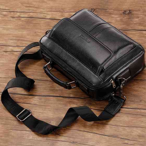 Мужская сумка барсетка на плечо из натуральной кожи Донецк