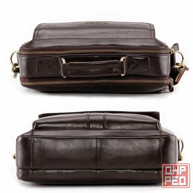 Мужская сумка барсетка на плечо из натуральной кожи Донецк - изображение 7