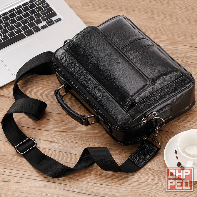 Мужская сумка барсетка на плечо из натуральной кожи Донецк - изображение 4