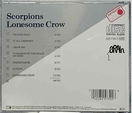 CD диск Scorpions - Lonesome Crow - Донецк