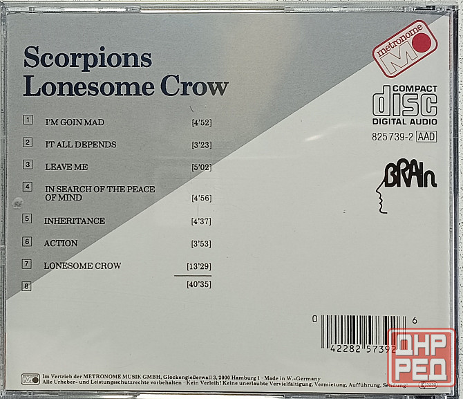 CD диск Scorpions - Lonesome Crow - Донецк - изображение 2