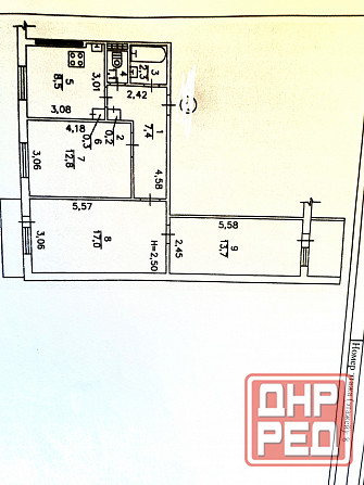 3-к Дк 21съезда, 8/9, вода постоянно, Донецк - изображение 12