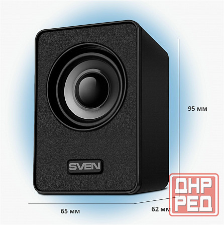 Колонки Sven 135, 2.0, черный [Sv-020231] (арт-7739) Донецк - изображение 4