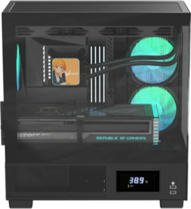 Корпус Formula V корпус Formula V Line Crystal E1m Black, Matx, Usb3.0*2, Switch Display Panel (арт- Донецк