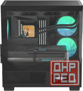 Корпус Formula V корпус Formula V Line Crystal E1m Black, Matx, Usb3.0*2, Switch Display Panel (арт- Донецк - изображение 1