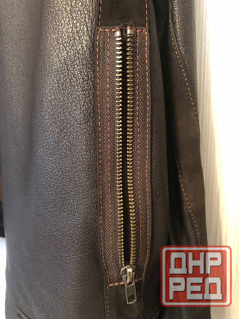 Куртка кожанная мужская Донецк - изображение 3