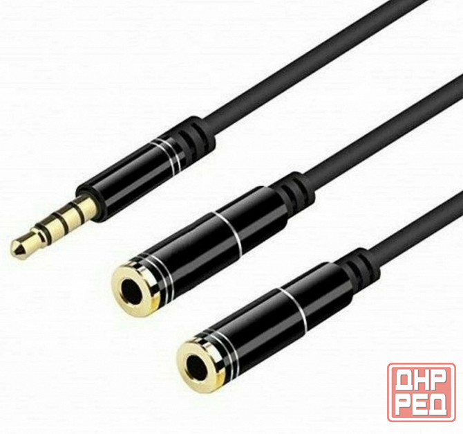 Кабель разветвитель AUX 3,5 KIN KY-67 Донецк - изображение 2