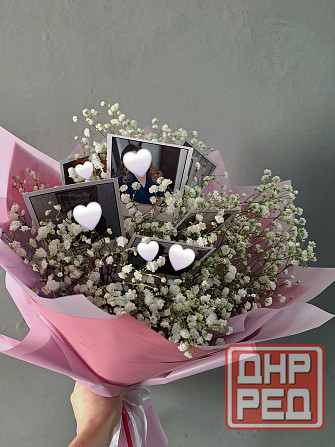 Букеты и композиции из стабилизированных цветов Донецк - изображение 5