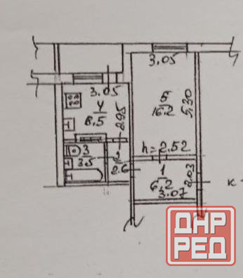 Продажа 1 ком. квартиры в Кировском районе г. Донецк (ор-р Широкий). ул. Шутова Донецк - изображение 8
