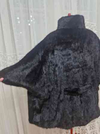 р.54-58 Норковая шубка жилетка летучка с пояском Макеевка