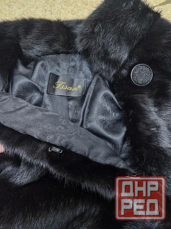 р.54-58 Норковая шубка жилетка летучка с пояском Макеевка - изображение 8