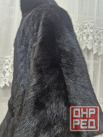 р.54-58 Норковая шубка жилетка летучка с пояском Макеевка - изображение 4