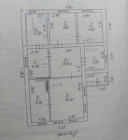 Дом 71.7 м². пос. Землянки, Вода постоянно, Документы гоовы Макеевка
