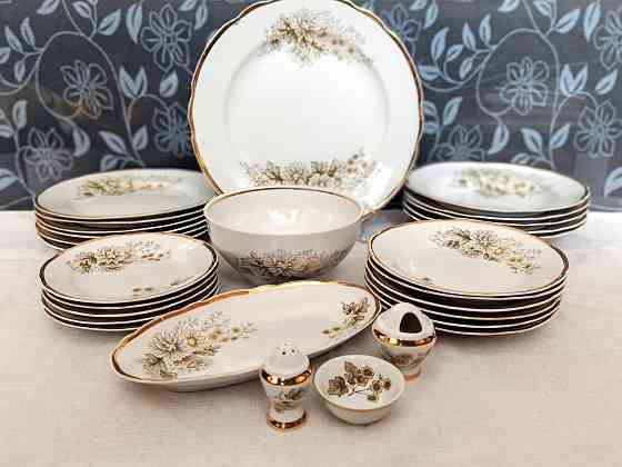 Винтажный фарфоровый сервиз на 6 персон. Донецк