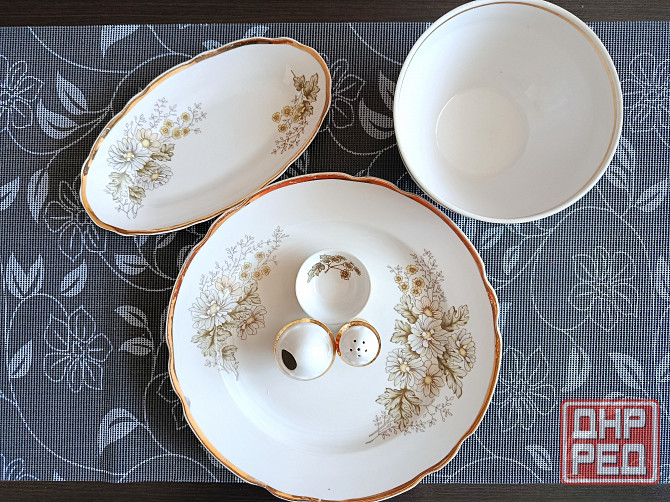 Винтажный фарфоровый сервиз на 6 персон. Донецк - изображение 5