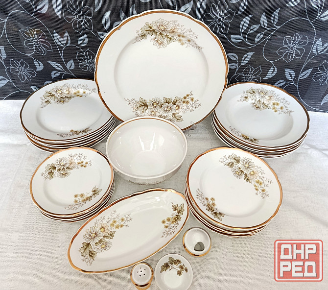 Винтажный фарфоровый сервиз на 6 персон. Донецк - изображение 2