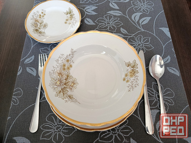 Винтажный фарфоровый сервиз на 6 персон. Донецк - изображение 3