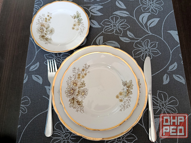 Винтажный фарфоровый сервиз на 6 персон. Донецк - изображение 4