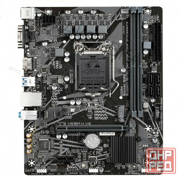 Материнская плата Gigabyte H510m H V2, Socket 1200, Intelh470, 2xddr4, Matx, Rtl [арт-8037] Макеевка - изображение 2