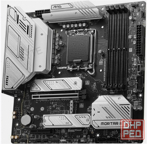 Материнская плата Msi Mag B760m Mortar Wifi Ii Matx Lga1700 4ddr5 Pci-Ex16 Pci-Ex4 3m.2 4sata3 Usb3. Макеевка - изображение 3