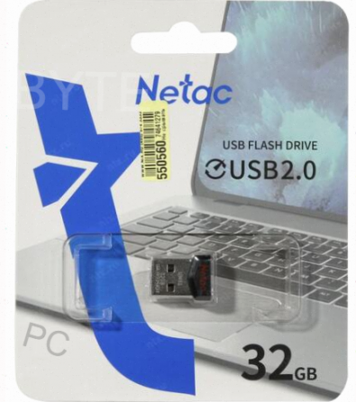 Флешка Netac 32gb Um2 Usb 2.0 (Nt03um2n-032g-20bk) арт-3421 Макеевка