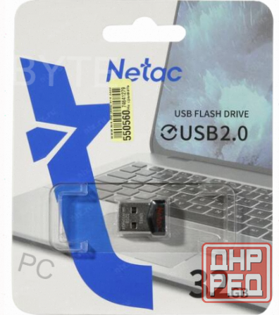 Флешка Netac 32gb Um2 Usb 2.0 (Nt03um2n-032g-20bk) арт-3421 Макеевка - изображение 1