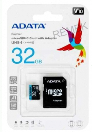 Adata карта памяти 32гб Adata Ausdh32guicl10a1-Ra1 Microsdhc Uhs-I Class10 + адаптер - арт-6193 Макеевка