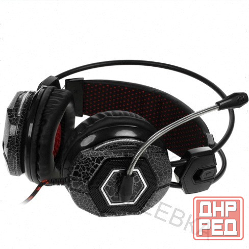 Наушники с микрофоном Oklick Hs-L500g Toxic черный (Hs-L500g) [арт-2372] Донецк - изображение 4