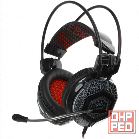 Наушники с микрофоном Oklick Hs-L500g Toxic черный (Hs-L500g) [арт-2372] Донецк - изображение 2