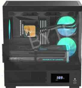 Корпус Formula V корпус Formula V Line Crystal E1m Black, Matx, Usb3.0*2, Switch Display Panel арт-7 Донецк