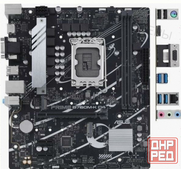 Материнская плата Asus Prime B760m-K D4 Socket 1700 B760 2xddr4 1xpci-E 16x 2xpci-E 1x 4xsata Iii Ma Донецк - изображение 1