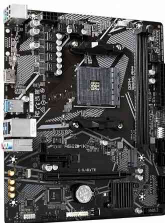 Материнская плата Gigabyte A520m K V2 /(V1.1) Soc-Am4 Amd A520 2xddr4 Matx Ac`97 8ch(7.1) Gblan Raid Донецк