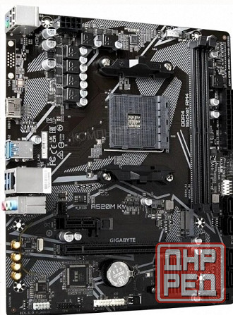 Материнская плата Gigabyte A520m K V2 /(V1.1) Soc-Am4 Amd A520 2xddr4 Matx Ac`97 8ch(7.1) Gblan Raid Донецк - изображение 2