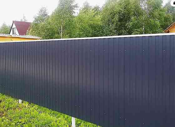 Забор из профнастила под ключ Донецк