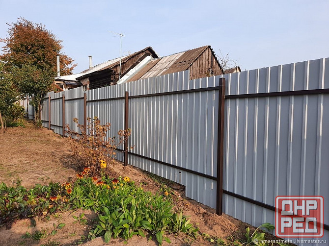 Забор из профнастила под ключ Донецк - изображение 2