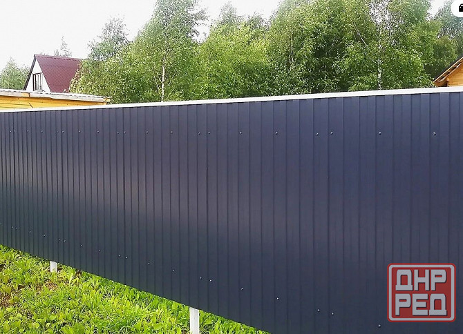 Забор из профнастила под ключ Донецк - изображение 1