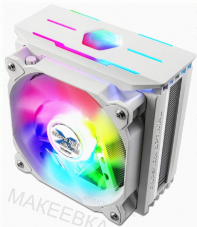 Кулер Cpu Zalman Cnps10x Optima Ii Rgb White (универсальный, 130w, 27db, 900-1500 Rpm, 120мм, (3+4) Макеевка