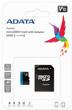 A-Data карта памяти Micro Securedigital 128gb Ausdx128guicl10a1-Ra1 - арт-4151 Макеевка
