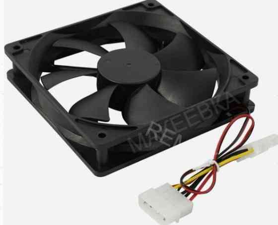 Вентилятор для корпуса 120x120 мм 5bites Fb12025s-12l4mx (4пин, 120x120x25мм, 1200 об/мин) [арт-8546 Донецк