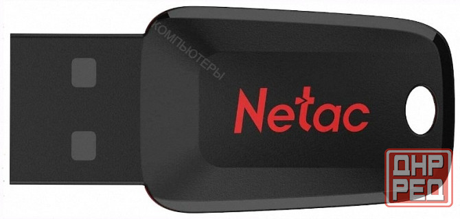 Флеш диск Netac U197 16gb , Usb2.0, пластиковая, черная (арт-3307) Макеевка - изображение 2