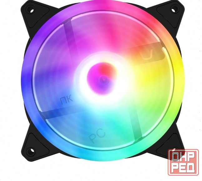 Вентилятор Gmng Gg-Cf120argb2-Pwmbk Argb 120x120x25 черный 4-Pin 20-28db Ret (арт-3769) Донецк - изображение 4