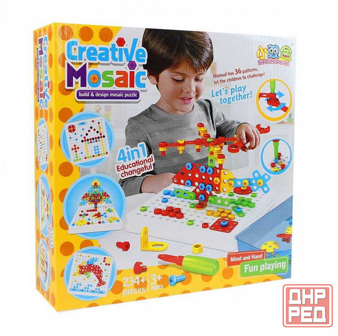 Конструктор-мозаика Creative Mosaic 234 детали Донецк - изображение 1