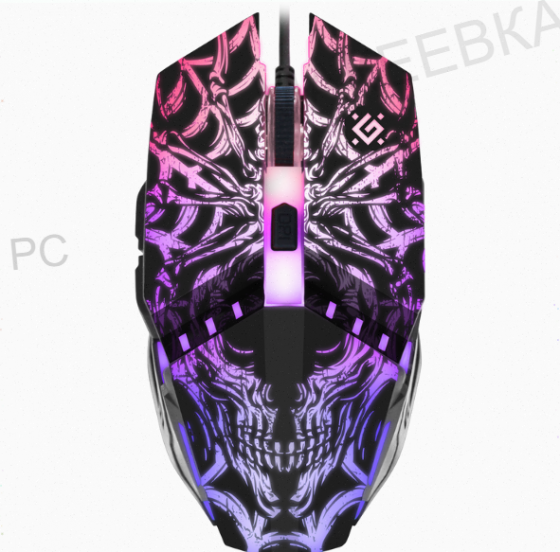 Мышь Defender Prototype Gm-670l, черный (52670) оптический, 2400 Dpi, Usb, арт-7341 Донецк