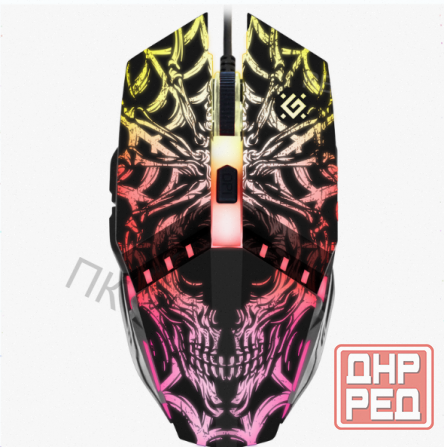 Мышь Defender Prototype Gm-670l, черный (52670) оптический, 2400 Dpi, Usb, арт-7341 Донецк - изображение 2