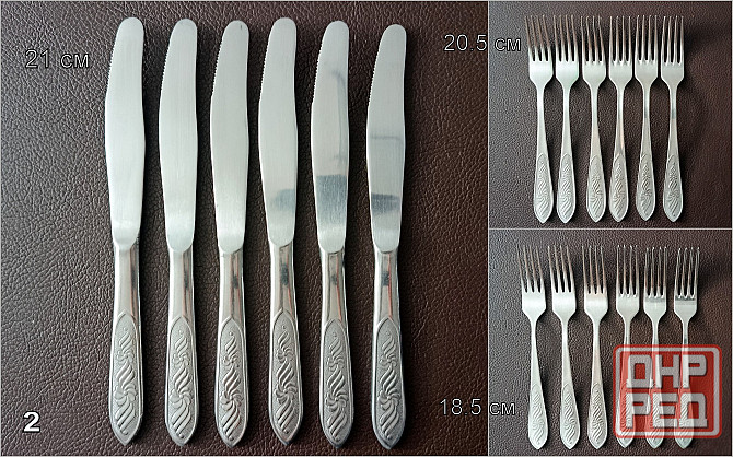 Наборы столовых приборов из нержавеющей стали. Донецк - изображение 6
